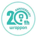 WRAPPON 출시 20주년 기념 로고